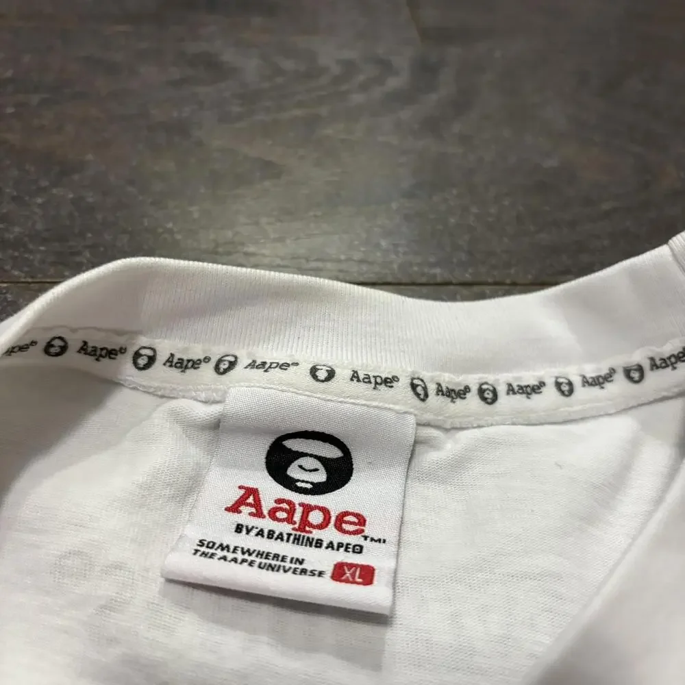 vintage aape universe t shirt 00s XL fits M - Picture 6 of 7